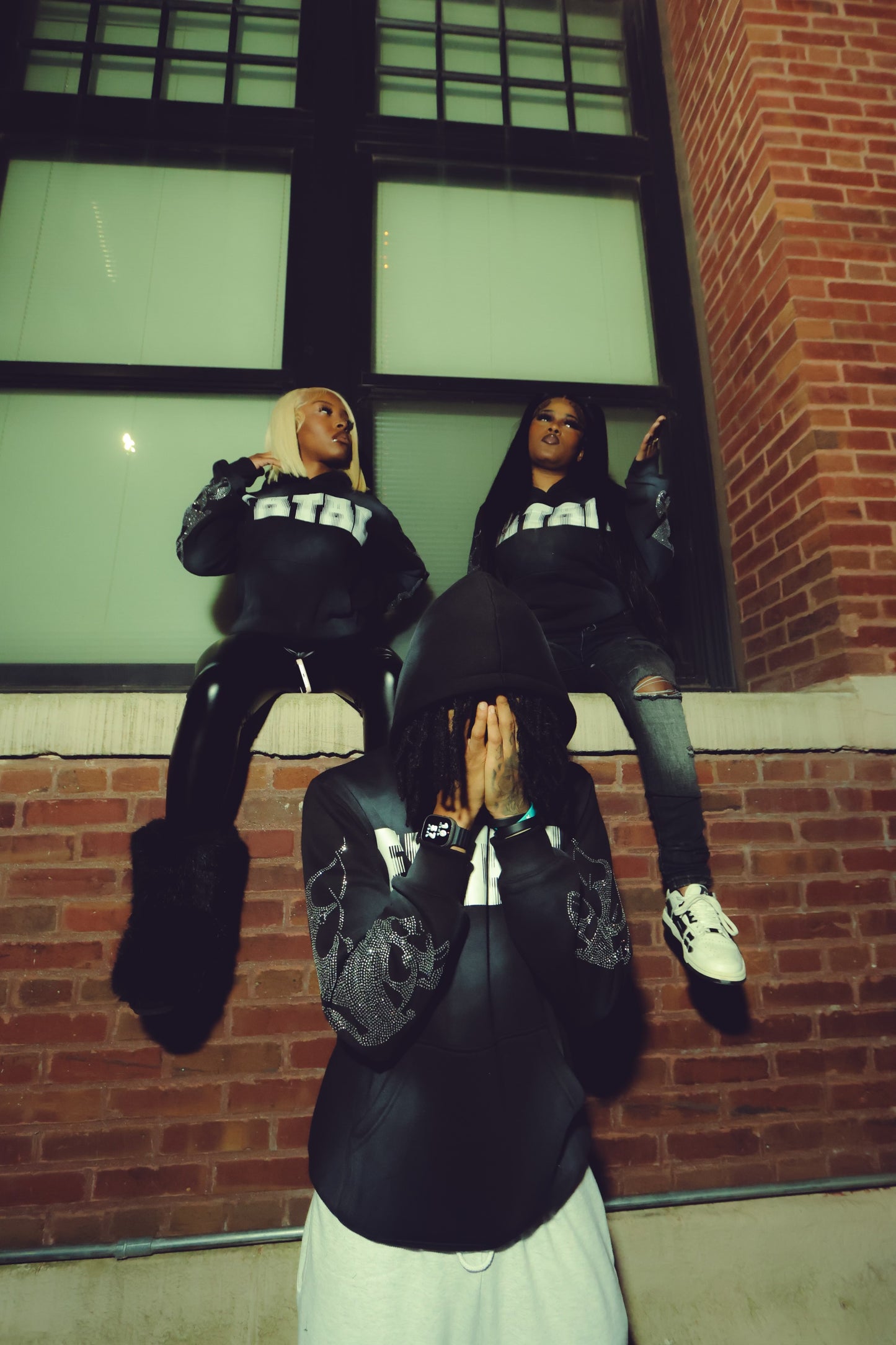 Fatal Rhinestone Hoodies