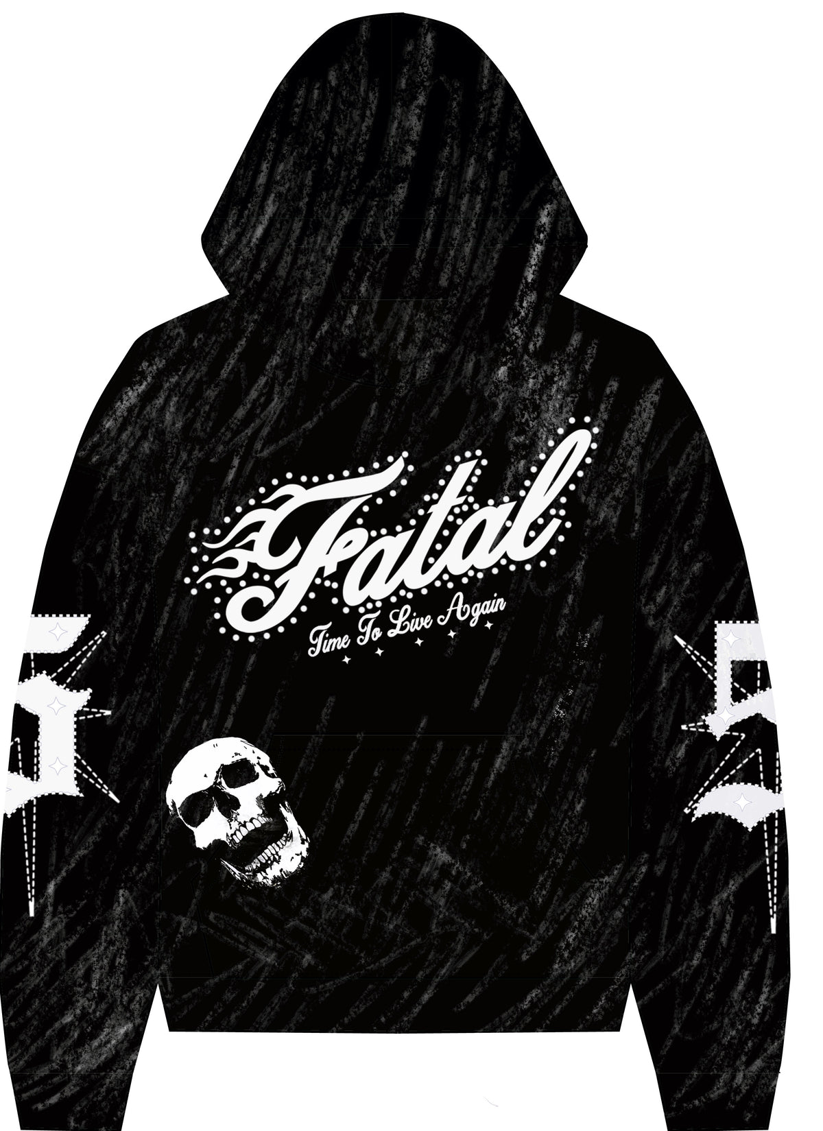 FATAL 5 JOGGING SET - "BLACK" HOODIE