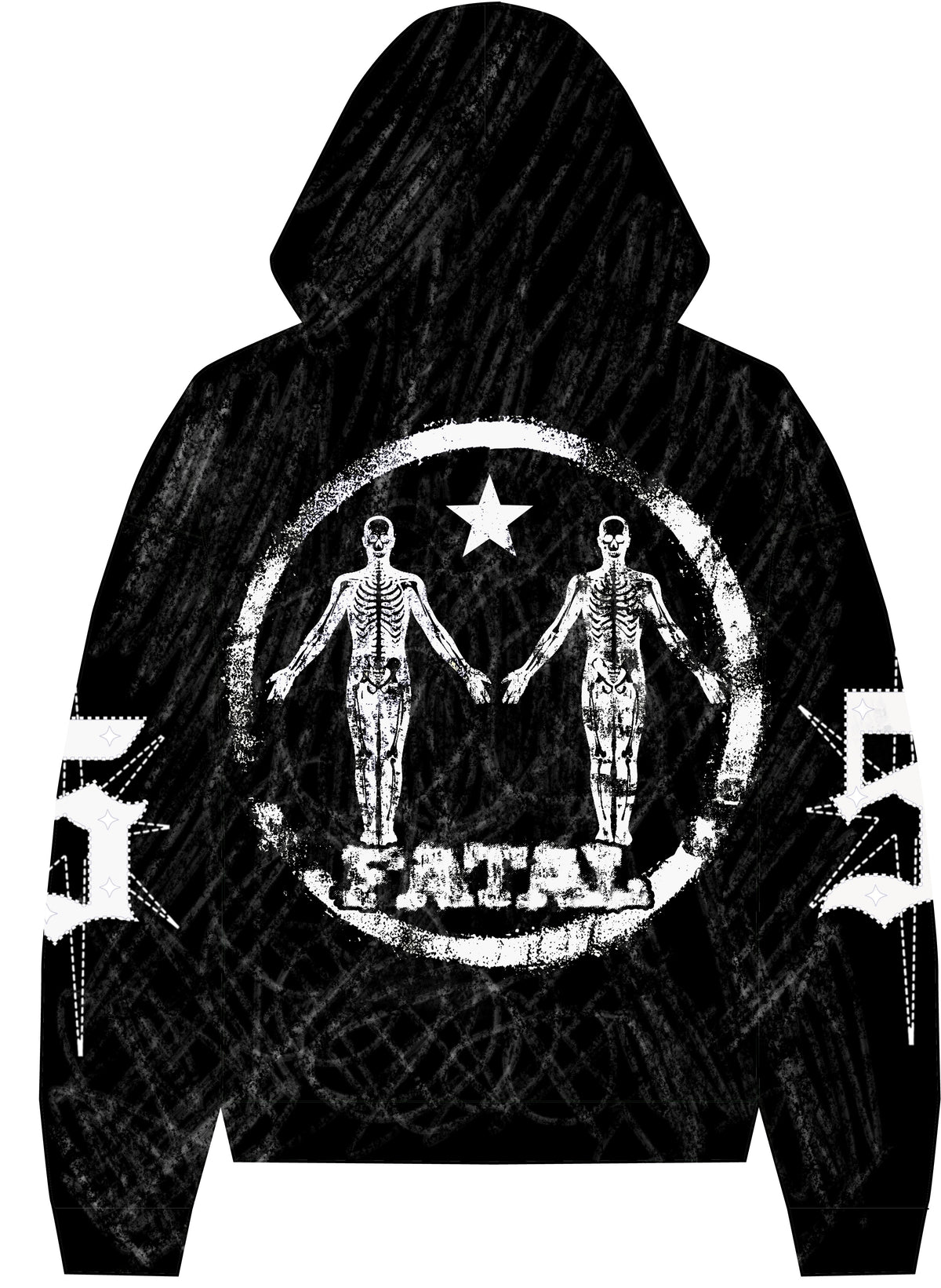 FATAL 5 JOGGING SET - "BLACK" HOODIE