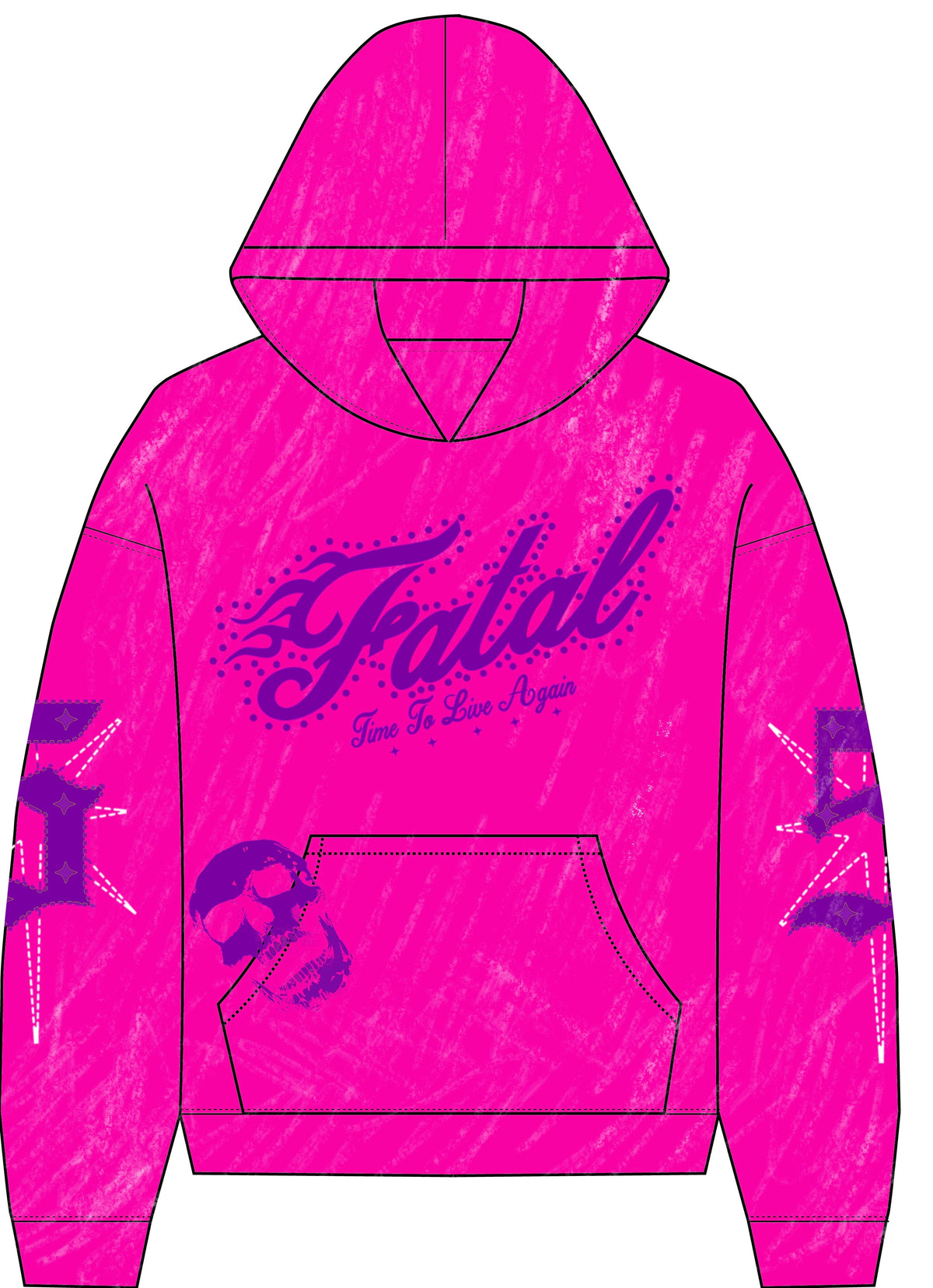 FATAL 5 JOGGING SET - "SKITTLES" HOODIE