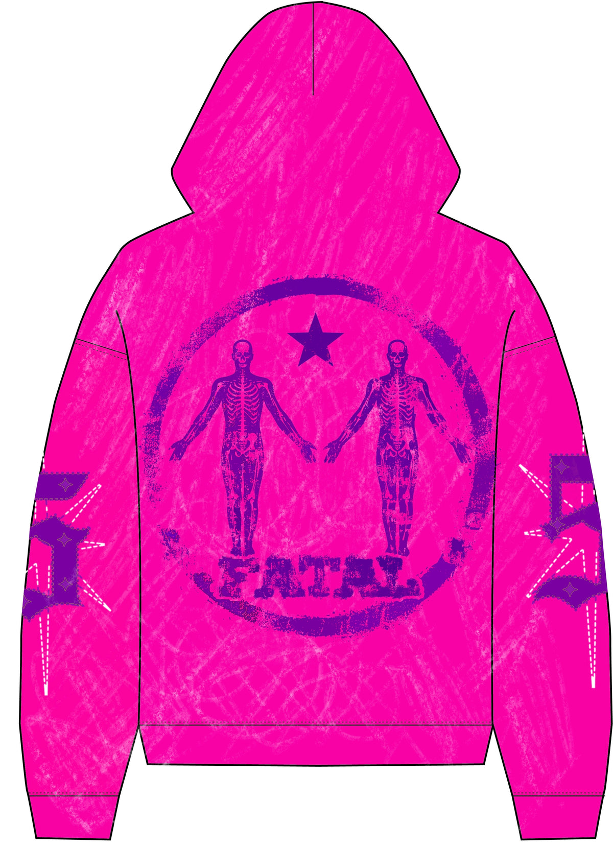 FATAL 5 JOGGING SET - "SKITTLES" HOODIE