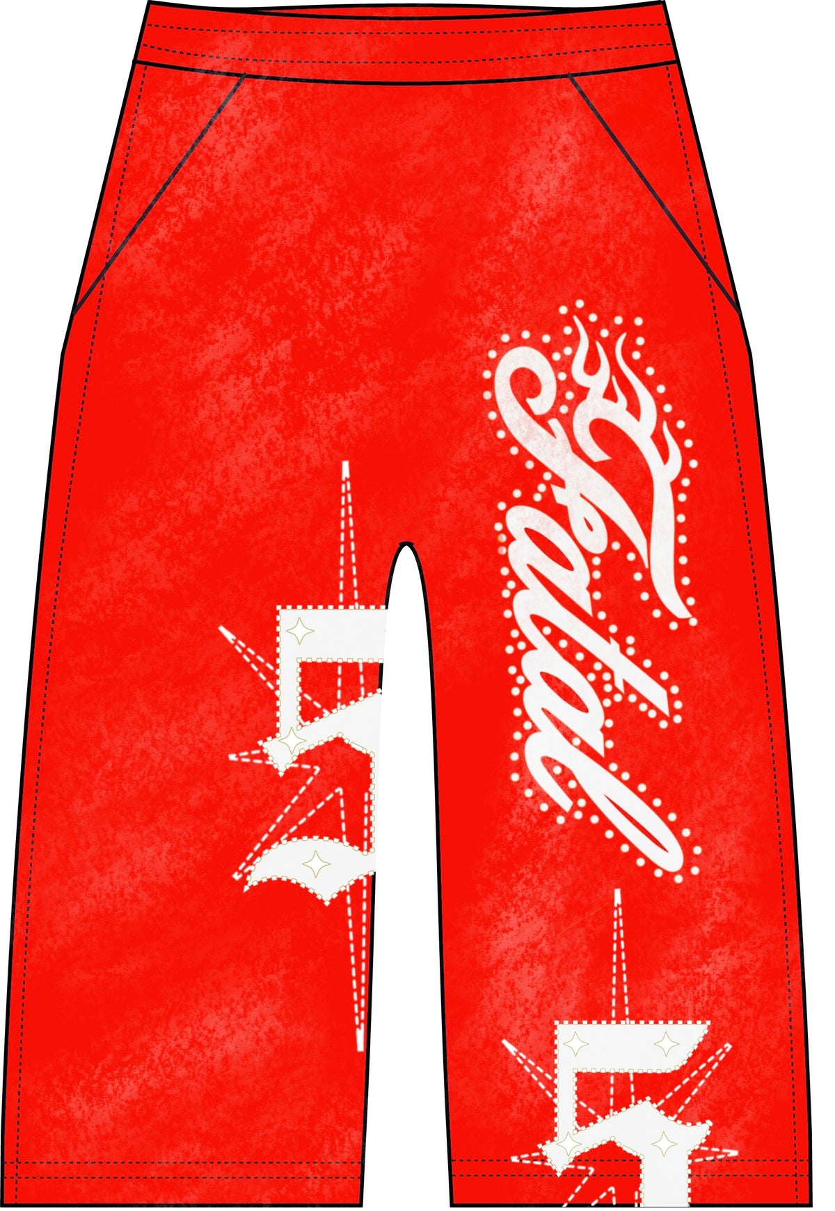 FATAL 5 JOGGING SET - "ALL RED" PANTS