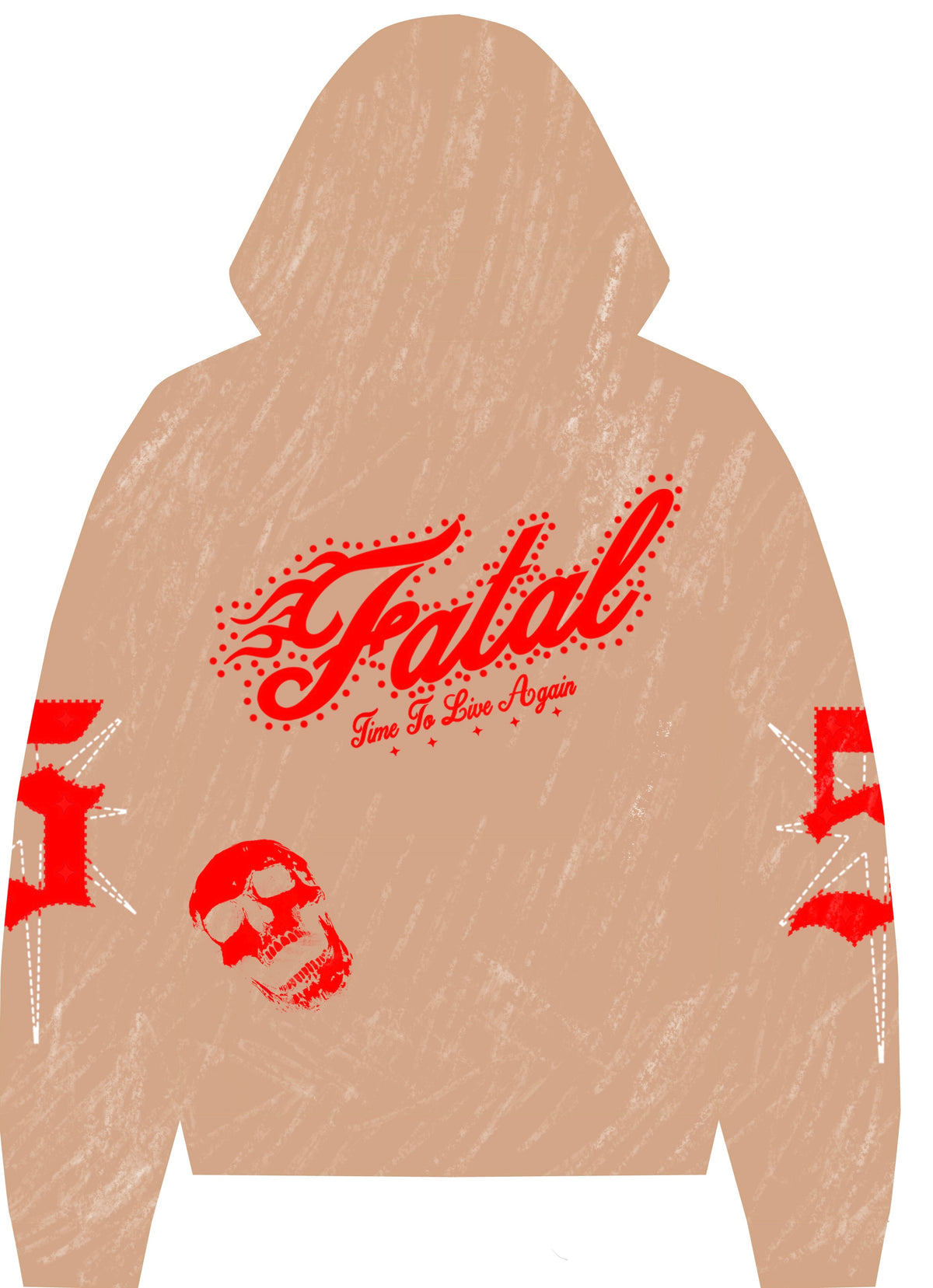 FATAL 5 JOGGING SET - "BEIGE" HOODIE