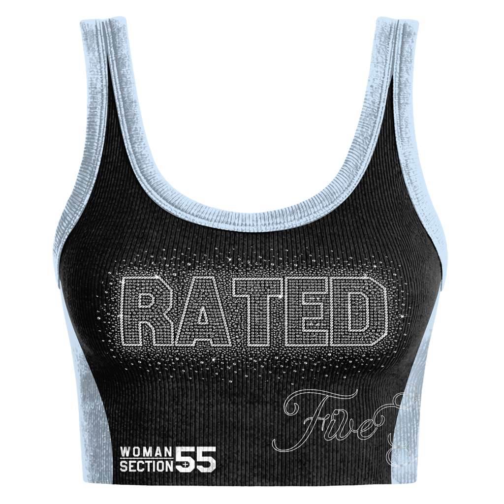 WMNS 55 "RATED" Crop Top